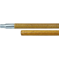 48″ Hardwood Handle, Threaded Metal Tip, 15/16″ Diameter - First Tool & Supply