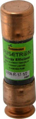 Cooper Bussmann - 125 VDC, 250 VAC, 17.5 Amp, Time Delay General Purpose Fuse - Fuse Holder Mount, 50.8mm OAL, 20 at DC, 200 (RMS) kA Rating, 9/16" Diam - First Tool & Supply