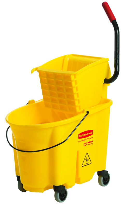 WaveBrake 35 Quart Mop Bucket and Wringer System - First Tool & Supply