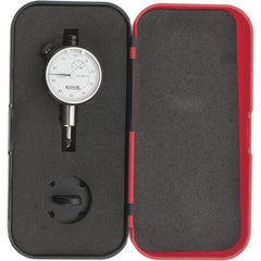 SPI - 1/4" Range, 0-50-0 Dial Reading, 0.001" Graduation Dial Drop Indicator - 1-1/2" Dial, 0.1" Range per Revolution, Revolution Counter, Includes NPL Traceability Certification - First Tool & Supply