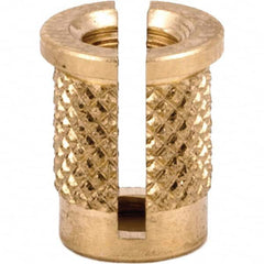 E-Z LOK - Press Fit Threaded Inserts Type: Flanged For Material Type: Plastic - First Tool & Supply