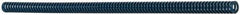 Dayton Lamina - 1/2" Hole Diam, 9/32" Rod Diam, 12" Free Length, Blue Die Spring - 1.24 Lb Max Deflection, 4.5" Max Deflection, Medium Duty, Chromium Vanadium Steel - First Tool & Supply