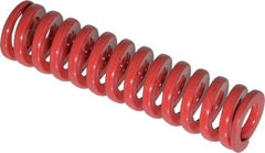 Dayton Lamina - 5/8" Hole Diam, 11/32" Rod Diam, 2-1/2" Free Length, Red Die Spring - 16.5 Lb Max Deflection, 0.76" Max Deflection, Heavy Duty, Chromium Vanadium Steel - First Tool & Supply