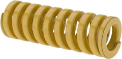 Dayton Lamina - 5/8" Hole Diam, 11/32" Rod Diam, 1-3/4" Free Length, Yellow Die Spring - 36.3 Lb Max Deflection, 0.43" Max Deflection, Extra Heavy Duty, Chromium Vanadium Steel - First Tool & Supply