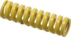 Dayton Lamina - 3/4" Hole Diam, 3/8" Rod Diam, 2-1/2" Free Length, Yellow Die Spring - 62.1 Lb Max Deflection, 0.63" Max Deflection, Extra Heavy Duty, Chromium Vanadium Steel - First Tool & Supply