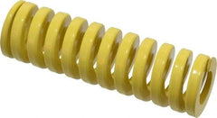 Dayton Lamina - 1-1/2" Hole Diam, 3/4" Rod Diam, 5" Free Length, Yellow Die Spring - 108 Lb Max Deflection, 1.25" Max Deflection, Extra Heavy Duty, Chromium Vanadium Steel - First Tool & Supply