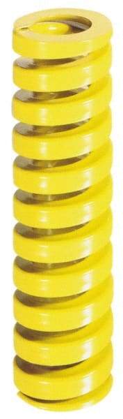 Dayton Lamina - 2" Hole Diam, 1" Rod Diam, 3-1/2" Free Length, Yellow Die Spring - 271 Lb Max Deflection, 0.88" Max Deflection, Extra Heavy Duty, Chromium Vanadium Steel - First Tool & Supply