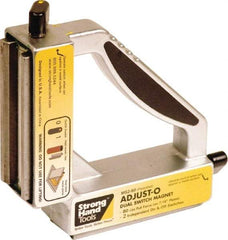 Strong Hand Tools - 7-3/4" Wide x 1-7/8" Deep x 7-3/4" High Magnetic Welding & Fabrication Square - 150 Lb Average Pull Force - First Tool & Supply