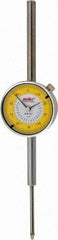 Value Collection - 2" Range, 0-100 Dial Reading, 0.001" Graduation Dial Drop Indicator - 2-9/32" Dial, Revolution Counter - First Tool & Supply