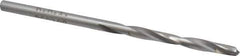 Made in USA - 1/8" 135° Carbide-Tipped Jobber Drill - Bright Finish, Right Hand Cut, Spiral Flute, Straight Shank, 2-3/4" OAL, Split Point - First Tool & Supply