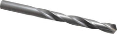 Made in USA - 15/32" 135° Carbide-Tipped Jobber Drill - Bright Finish, Right Hand Cut, Spiral Flute, Straight Shank, 5-3/4" OAL, Split Point - First Tool & Supply