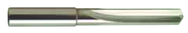 15/32 Dia. - Carbide Straight Flute 4XD Drill-120° Point-Coolant-Bright - First Tool & Supply