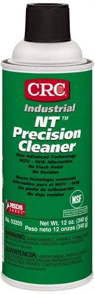 CRC - 12 Ounce Aerosol Electrical Grade Cleaner/Degreaser - 30,800 Volt Dielectric Strength, Nonflammable, Food Grade - First Tool & Supply