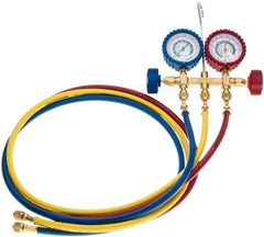 Imperial - 2 Valve Manifold Gauge with 3/5' Hose - First Tool & Supply