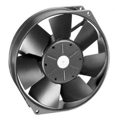 EBM Papst - 12 Volts, DC, 212 CFM, Round Tube Axial Fan - 1 Amp Rating, 5.91" High x 5.91" Wide x 1-1/2" Deep - First Tool & Supply