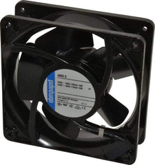 EBM Papst - 230 Volts, AC, 106 CFM, Square Tube Axial Fan - 0.08 Amp Rating, 119mm High x 119mm Wide x 1-1/2" Deep - First Tool & Supply