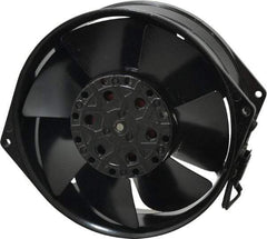 EBM Papst - 115 Volts, AC, 233 CFM, Round Tube Axial Fan - 0.36 Amp Rating, 5.91" High x 5.91" Wide x 2.17" Deep - First Tool & Supply