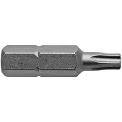 Apex - Torx Screwdriver Bits Type: Torx Bit Drive Size (Inch): 1/4 - First Tool & Supply