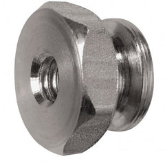 Electro Hardware - #8-32 UNC Thread, Uncoated, Grade 303 Stainless Steel Hex Thumb Nut - First Tool & Supply