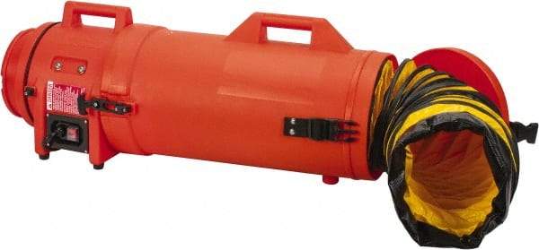 Allegro - 831 CFM, Electrical AC Axial Blower Kit - 8 Inch Inlet/Outlet, 0.33 HP, 115 Max Voltage Rating - First Tool & Supply