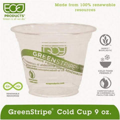 ECO PRODUCTS - Renewable & Compostable Cold Cups - 9 oz - Clear - First Tool & Supply