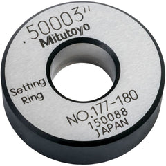 Mitutoyo - 0.5" ID x 1.26" OD Setting Ring - Exact Industrial Supply