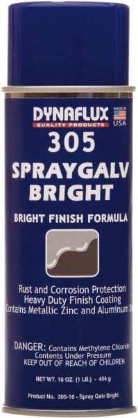 Dynaflux - 16 oz Galvanizing Spray - Comes in Aerosol - First Tool & Supply