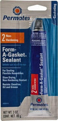 Permatex - 3 oz Gasket Sealant - -65 to 400°F, Black, Comes in Tube - First Tool & Supply