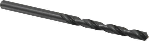 Walter-Titex - #5 118° High Speed Steel Jobber Drill - Oxide Finish, Right Hand Cut, Spiral Flute, Straight Shank, 3-3/8" OAL, Standard Point - First Tool & Supply