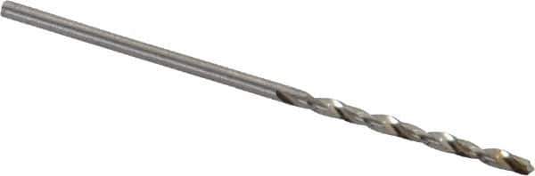 Walter-Titex - 1.3mm 118° High Speed Steel Jobber Drill - Oxide Finish, Right Hand Cut, Spiral Flute, Straight Shank, 1-1/2" OAL, Standard Point - First Tool & Supply