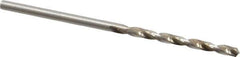 Walter-Titex - 2.2mm 118° High Speed Steel Jobber Drill - Oxide Finish, Right Hand Cut, Spiral Flute, Straight Shank, 2-3/32" OAL, Standard Point - First Tool & Supply