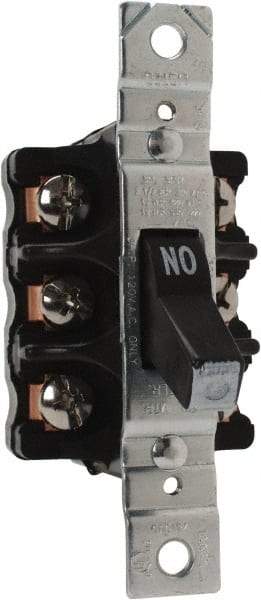 Cooper Wiring Devices - 3 Poles, 30 Amp, 3PST, NEMA, Open Toggle Manual Motor Starter - 42.93mm Wide x 44.45mm Deep x 96.77mm High, 15 hp, CSA C22.2 No. 14, NEMA 1 & UL 508 - First Tool & Supply