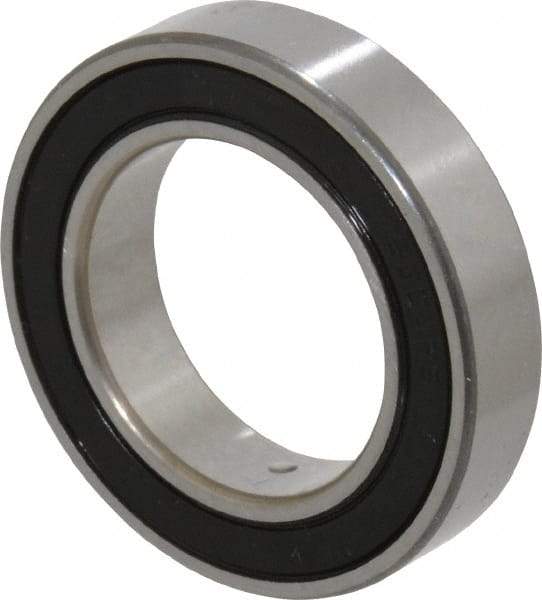 SKF - 20mm Bore Diam, 32mm OD, Double Seal Thin Section Radial Ball Bearing - 7mm Wide, 1 Row, Round Bore, 337 Lb Static Capacity, 607 Lb Dynamic Capacity - First Tool & Supply