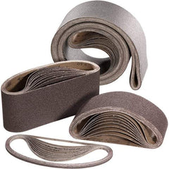 Sait - 3" Wide x 24" OAL, 40 Grit, Aluminum Oxide Abrasive Belt - Aluminum Oxide, Coarse, Coated, X Weighted Cloth Backing - First Tool & Supply