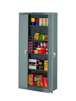 36"W x 18"D x 78"H Storage Cabinet, Welded Set Up, with 4 Adj. Shelves, Levelers, - First Tool & Supply