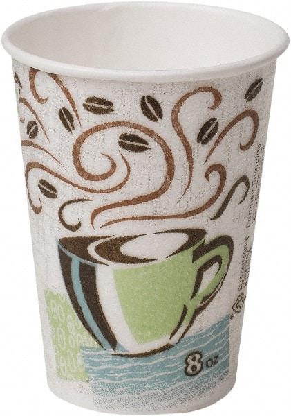 Dixie - Hot Cups, Paper, 8 oz, 1000/Carton - Coffee Dreams Design - First Tool & Supply