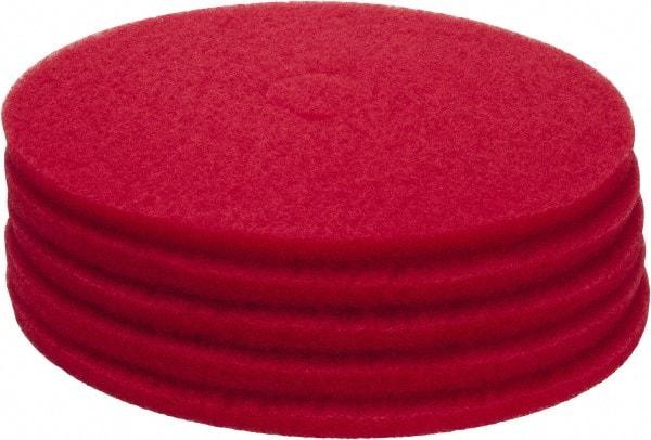 PRO-SOURCE - Polishing Pad - 20" Machine, Red Pad, Polyester - First Tool & Supply