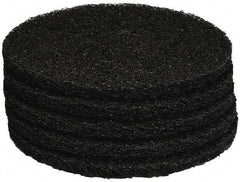 PRO-SOURCE - Stripping Pad - 14" Machine, Black Pad, Polyester - First Tool & Supply