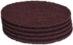 PRO-SOURCE - Stripping Pad - 19" Machine, Maroon Pad, Polyester - First Tool & Supply