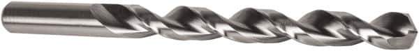 Precision Twist Drill - #38 135° High Speed Steel Jobber Drill - Bright Finish, Right Hand Cut, Parabolic Flute, Straight Shank, 2-1/2" OAL, Split Point - First Tool & Supply