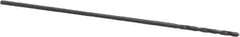 Precision Twist Drill - #74 118° High Speed Steel Jobber Drill - Oxide Finish, Right Hand Cut, Spiral Flute, Straight Shank, 1" OAL, Standard Point - First Tool & Supply