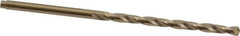 Precision Twist Drill - #40 135° Cobalt Jobber Drill - Oxide/Gold Finish, Right Hand Cut, Spiral Flute, Straight Shank, 2-3/8" OAL, Split Point - First Tool & Supply