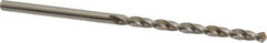 Precision Twist Drill - #33 118° High Speed Steel Jobber Drill - Bright Finish, Right Hand Cut, Spiral Flute, Straight Shank, 2-5/8" OAL, Standard Point - First Tool & Supply