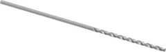 Precision Twist Drill - #65 118° High Speed Steel Jobber Drill - Bright Finish, Right Hand Cut, Spiral Flute, Straight Shank, 1-1/2" OAL, Standard Point - First Tool & Supply