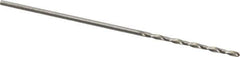 Precision Twist Drill - #65 118° High Speed Steel Jobber Drill - Bright Finish, Right Hand Cut, Spiral Flute, Straight Shank, 1-1/2" OAL, Standard Point - First Tool & Supply