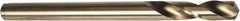 Precision Twist Drill - 7/64" 135° Cobalt Jobber Drill - Oxide/Gold Finish, Right Hand Cut, Spiral Flute, Straight Shank, 2-5/8" OAL, Split Point - First Tool & Supply