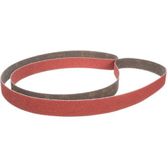 3M - Abrasive Belts Abrasive Type: Coated Belt Width (Inch): 1/2 - First Tool & Supply