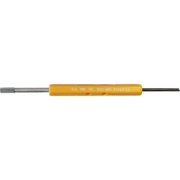 OK Industries - 26 AWG, Plastic, Hand Turning Wire Wrapping and Unwrapping Tool - Noninsulated, 1-1/2 Inch Deep - First Tool & Supply