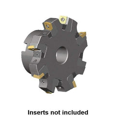 Kennametal - Shell Mount Connection, 0.63" Cutting Width, 1.709" Depth of Cut, 160mm Cutter Diam, 1.5748" Hole Diam, 10 Tooth Indexable Slotting Cutter - KSSM Toolholder, SP.T 10T3.. Insert, Neutral Cutting Direction - First Tool & Supply