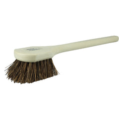 20″ Utility Scrub Brush, Palmyra Fill, Long Handle, Foam Block - First Tool & Supply